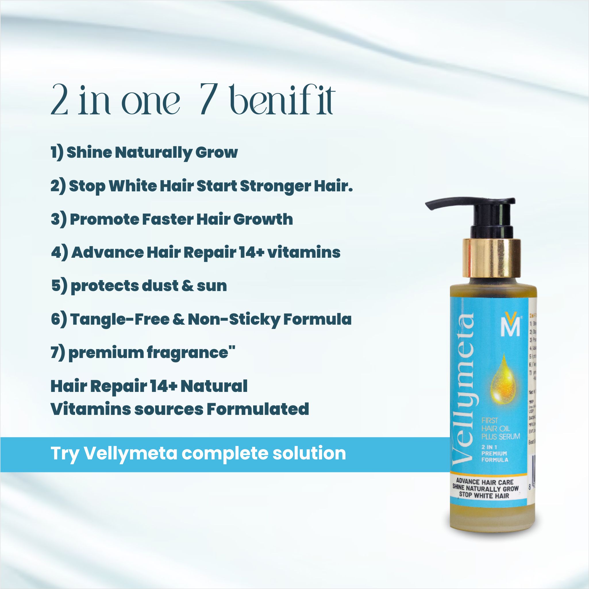 Vellymeta first serum Plus oil - Image 2