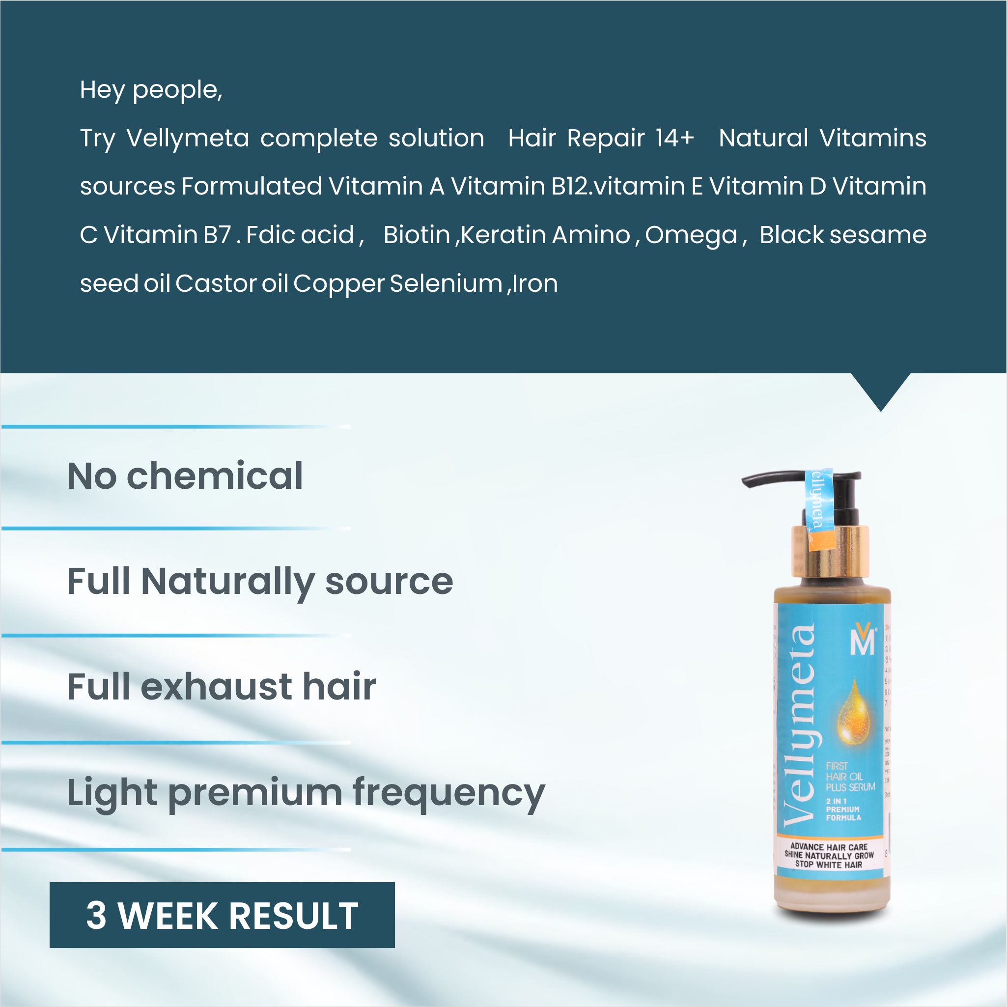 Vellymeta first serum Plus oil - Image 4